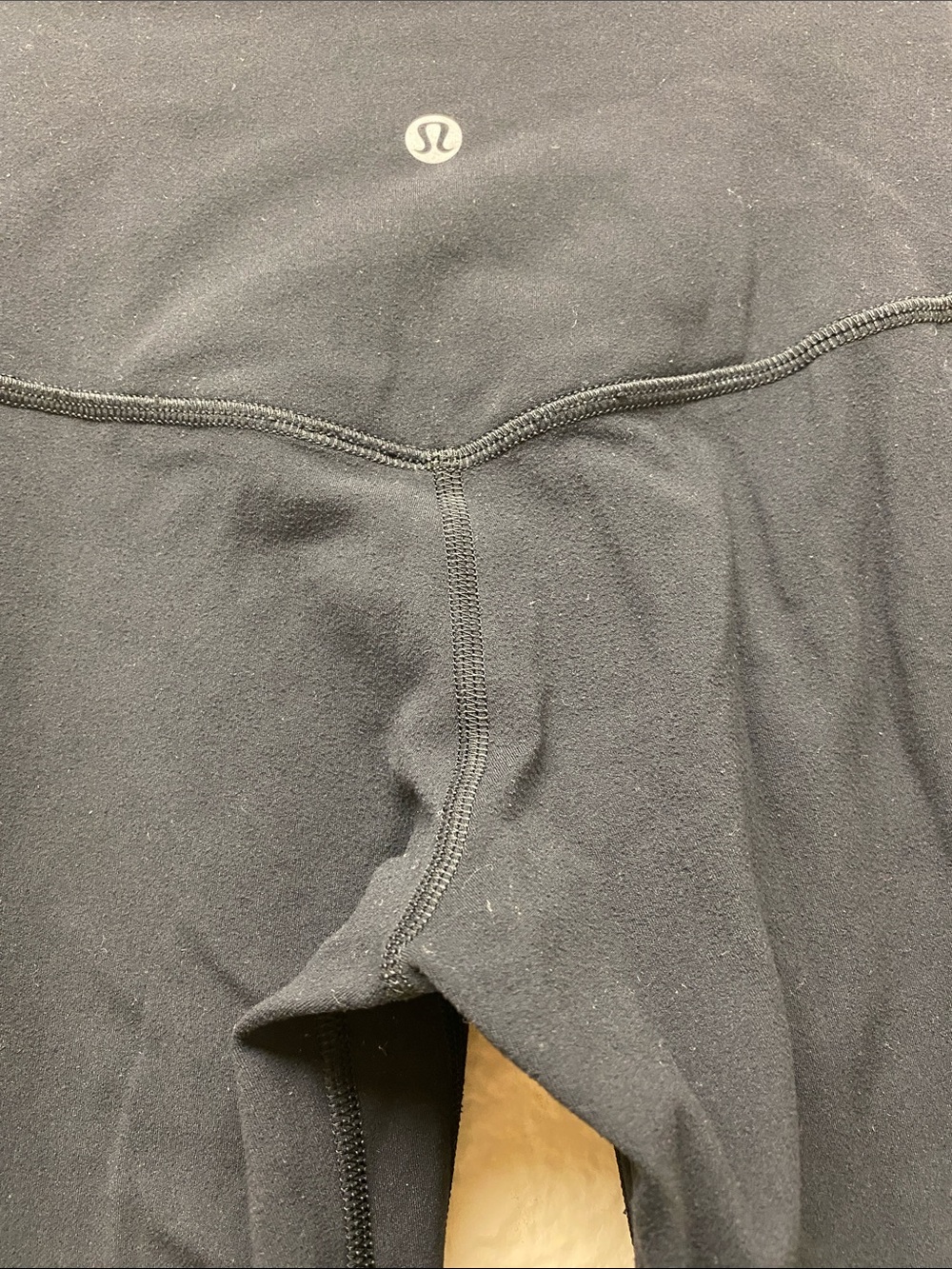 Lululemon Black Flare Leg Yoga Leggings - Picture 8 of 9